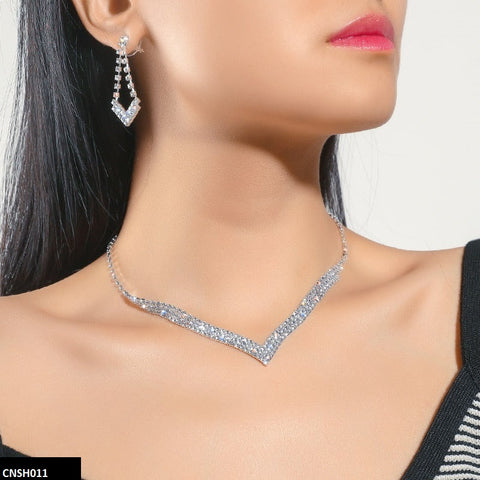 CNSH011 YJJ Boad Necklace Set - CNSH