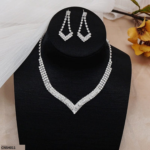 CNSH011 YJJ Boad Necklace Set - CNSH