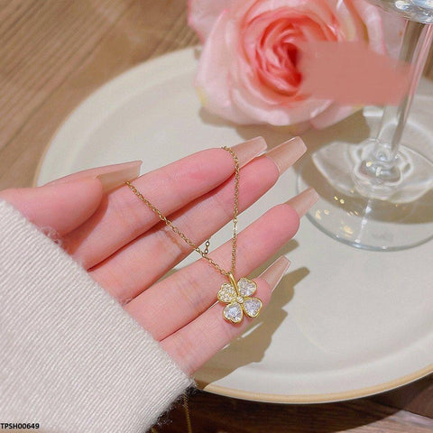 TPSH00649 DDJ Leaf Flower Pendent  - TPSH