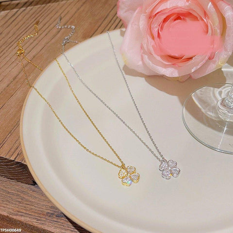 TPSH00649 DDJ Leaf Flower Pendent  - TPSH