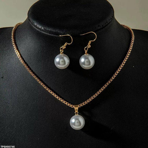 TPSH00746 YYE Pearl Pendant Set - TPSH