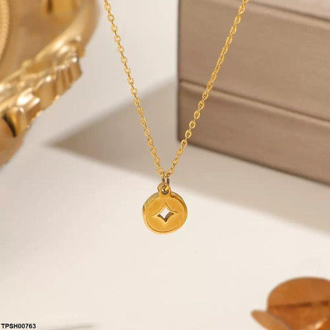 TPSH00763 DGF Stainless Steel Star Pendent - TPSH