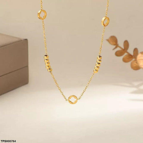 TPSH00764 DGF Stainless Steel Round/Beads Pendent - TPSH