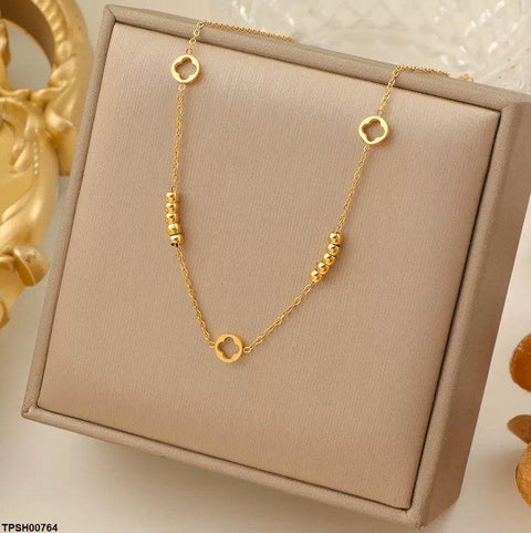 TPSH00764 DGF Stainless Steel Round/Beads Pendent - TPSH