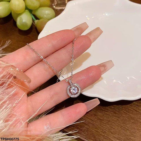 TPSH00775 HJF Round Pendant With Chain - TPSH
