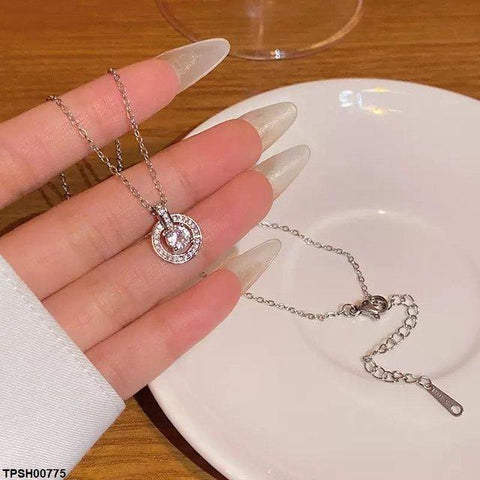 TPSH00775 HJF Round Pendant With Chain - TPSH