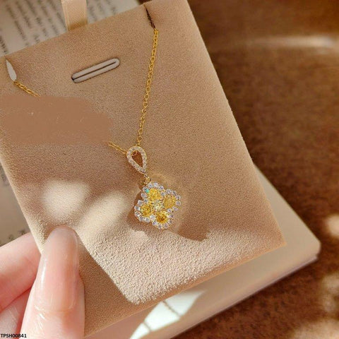 TPSH00841 GWH Four Leaf Clover ZIRCON Pendant - TPSH