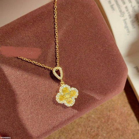 TPSH00841 GWH Four Leaf Clover ZIRCON Pendant - TPSH