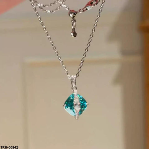 TPSH00842 GWH Cross Over stone ZIRCON Pendant - TPSH