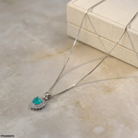 TPSH00878 MSJ Heart ZIRCON Pendant With Chain  - TPSH