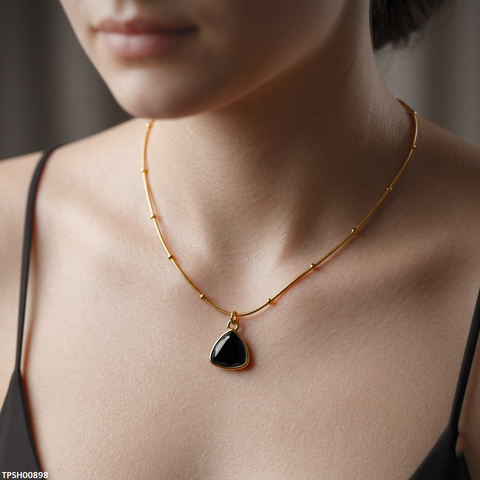 TPSH00898 MSJ Stainless Steel Triangle Shape Pendant - TPSH