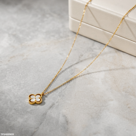 TPSH00909  MSJ Stainless Steel Flower Pendant - TPSH