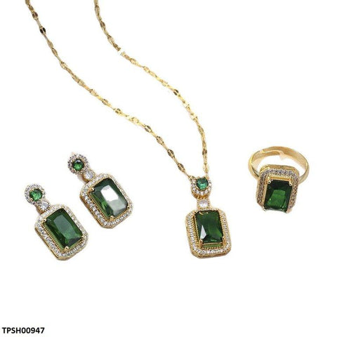 TPSH00947 LSH Rectangle Pendant Set - TPSH