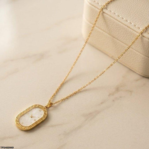 TPSH00949 BHS Oval Watch Design Stainless Steel Pendant - TPSH