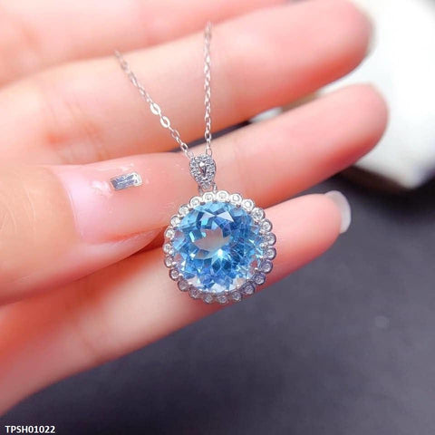 TPSH01022 KRL Round ZIRCON Stone Pendant - TPSH