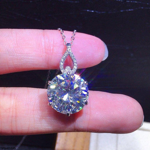 TPSH01025  KRL Round ZIRCON Stone Pendant - TPSH