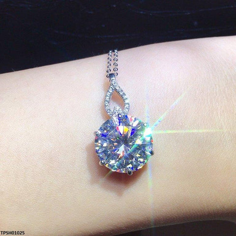 TPSH01025  KRL Round ZIRCON Stone Pendant - TPSH