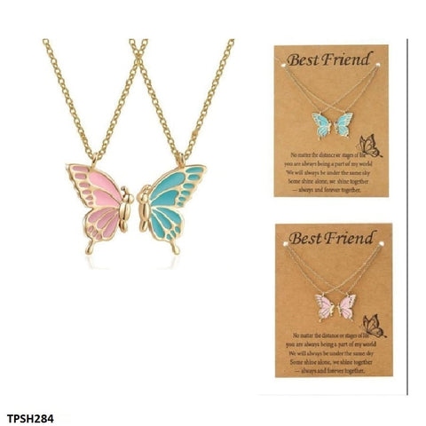 This TPSH284 QWN Layer Painted Butterfly Pendant from TJ Wholesale Pakistan is a stunning piece of fashion jewelry that will elevate any outfit. The intricate butterfly design is painted with care, adding a touch of uniqueness to this accessory. Complete your look with this beautiful and affordable addition to your collection.