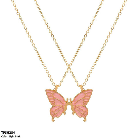 This TPSH284 QWN Layer Painted Butterfly Pendant from TJ Wholesale Pakistan is a stunning piece of fashion jewelry that will elevate any outfit. The intricate butterfly design is painted with care, adding a touch of uniqueness to this accessory. Complete your look with this beautiful and affordable addition to your collection.