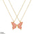 TPSH284 QWN Layer Painted Butterfly Pendant - TPSH
