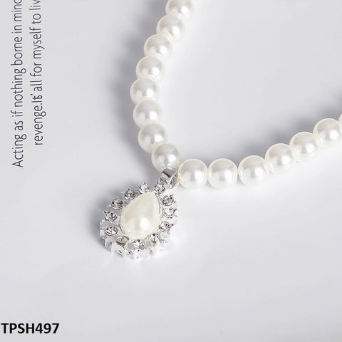 TPSH497 LQP Pearl Pendent Set - CPSH