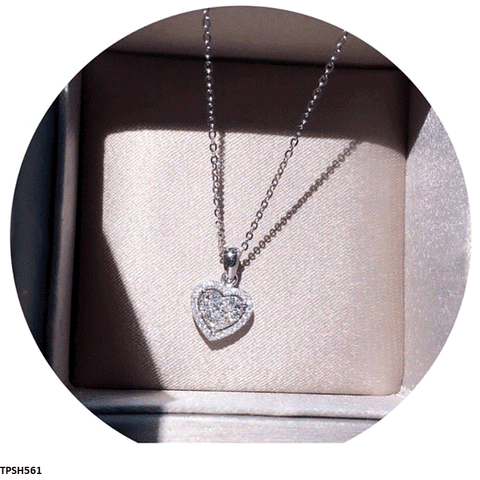 TPSH561 CSH Heart Pendent With Chain - TPSH