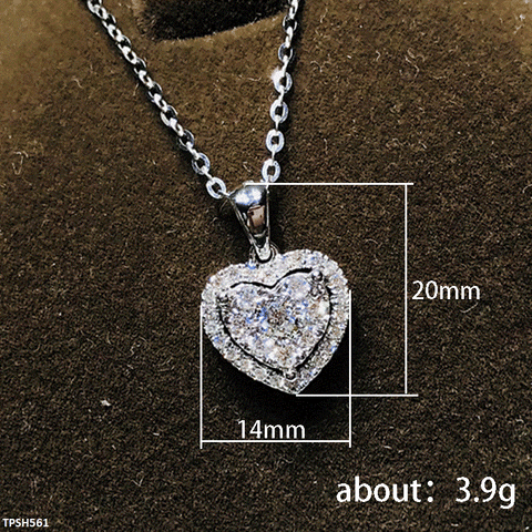 TPSH561 CSH Heart Pendent With Chain - TPSH