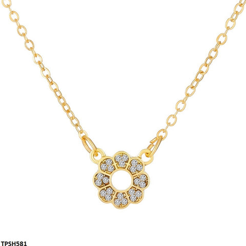 TPSH581 QWN Round Flower Pendent -CPSH