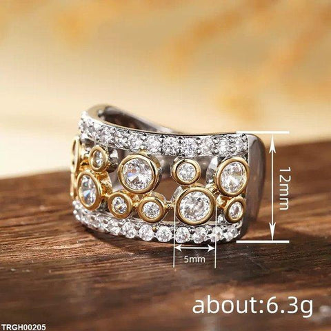 TRGH00205 CSH Round Stone Ring - TRGH