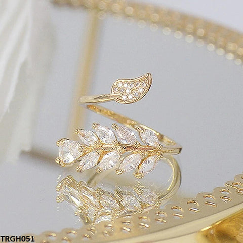 TRGH051 CSH Tier Leaf Ring - TRGH