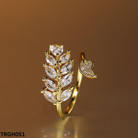 TRGH051 CSH Tier Leaf Ring - TRGH