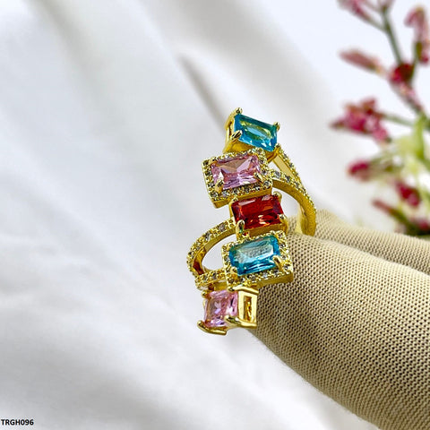 TRGH096 YXG Multi Rectangle Layer Ring Adjustable - TRGH