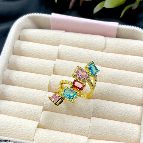 TRGH096 YXG Multi Rectangle Layer Ring Adjustable - TRGH