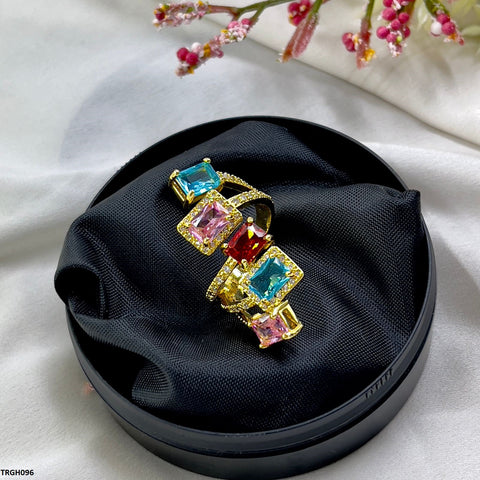 TRGH096 YXG Multi Rectangle Layer Ring Adjustable - TRGH