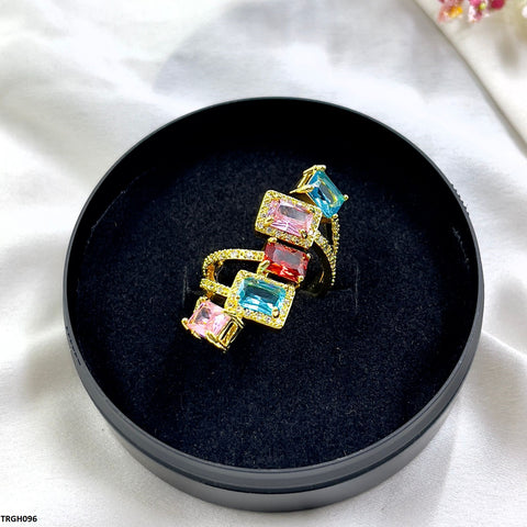 TRGH096 YXG Multi Rectangle Layer Ring Adjustable - TRGH