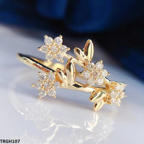 TRGH107 CSH Root Flower Ring - TRGH