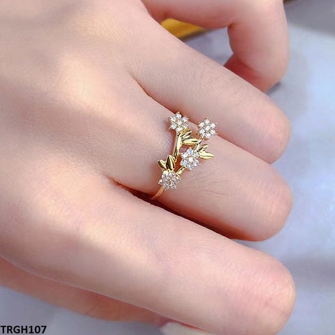 TRGH107 CSH Root Flower Ring - TRGH