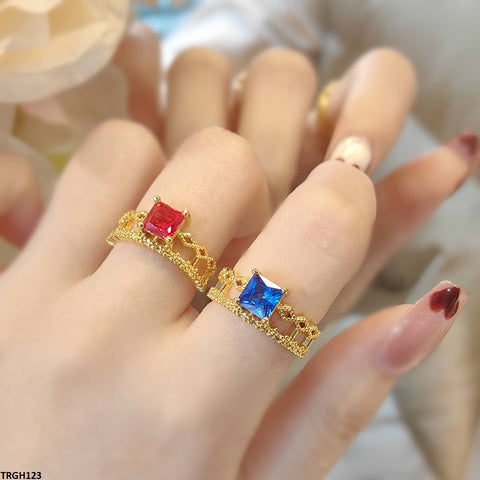 TRGH123 JJS Double Layer Square Ring Adjustable - TRGH