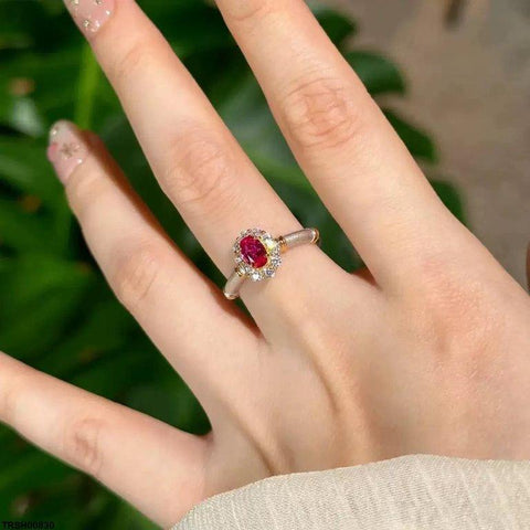 TRSH00830 BJF Flower Ring Adjustable - TRSH