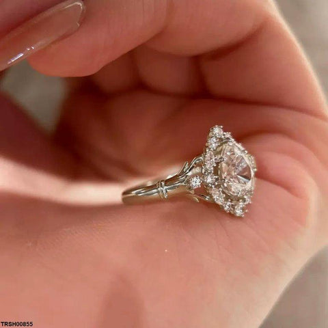 TRSH00855 GWH Tear ZIRCON  Ring Adjustable - TRSH