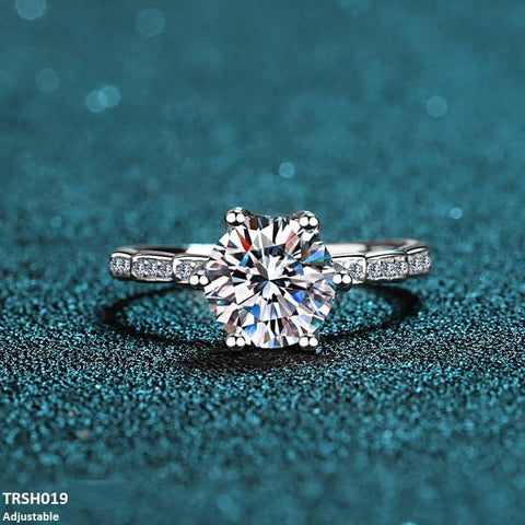 Enhance your style with the TRSH019 ZFQ Round Tapered Ring Adjustable - TRSH. This fashion accessory from TJ Wholesale Pakistan adds a touch of elegance to any outfit. Crafted from high-quality materials, this adjustable ring is a must-have for any fashion-forward individual. Elevate your look with this stunning piece of artificial jewelry.