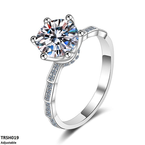 Enhance your style with the TRSH019 ZFQ Round Tapered Ring Adjustable - TRSH. This fashion accessory from TJ Wholesale Pakistan adds a touch of elegance to any outfit. Crafted from high-quality materials, this adjustable ring is a must-have for any fashion-forward individual. Elevate your look with this stunning piece of artificial jewelry.