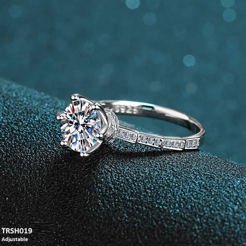 Enhance your style with the TRSH019 ZFQ Round Tapered Ring Adjustable - TRSH. This fashion accessory from TJ Wholesale Pakistan adds a touch of elegance to any outfit. Crafted from high-quality materials, this adjustable ring is a must-have for any fashion-forward individual. Elevate your look with this stunning piece of artificial jewelry.