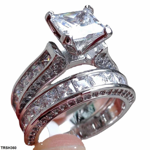 TRSH360 YLE Diamond Cut Couple Ring - TRSH