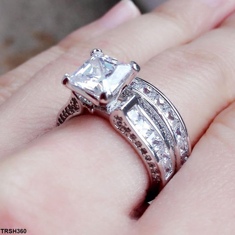 TRSH360 YLE Diamond Cut Couple Ring - TRSH