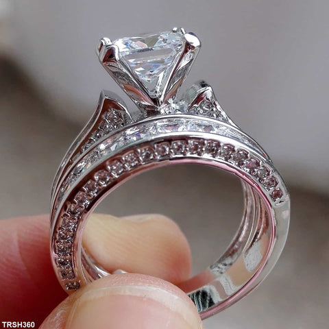 TRSH360 YLE Diamond Cut Couple Ring - TRSH