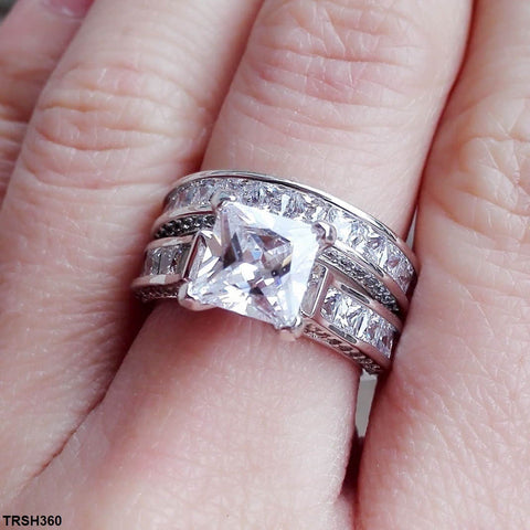 TRSH360 YLE Diamond Cut Couple Ring - TRSH