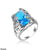 TRSH368 YLE Oval Butterfly Ring - TRSH