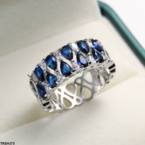 TRSH375 Pear Band Ring - TRSH