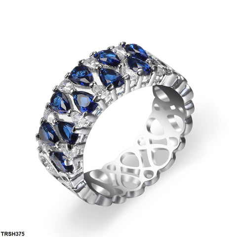 TRSH375 Pear Band Ring - TRSH